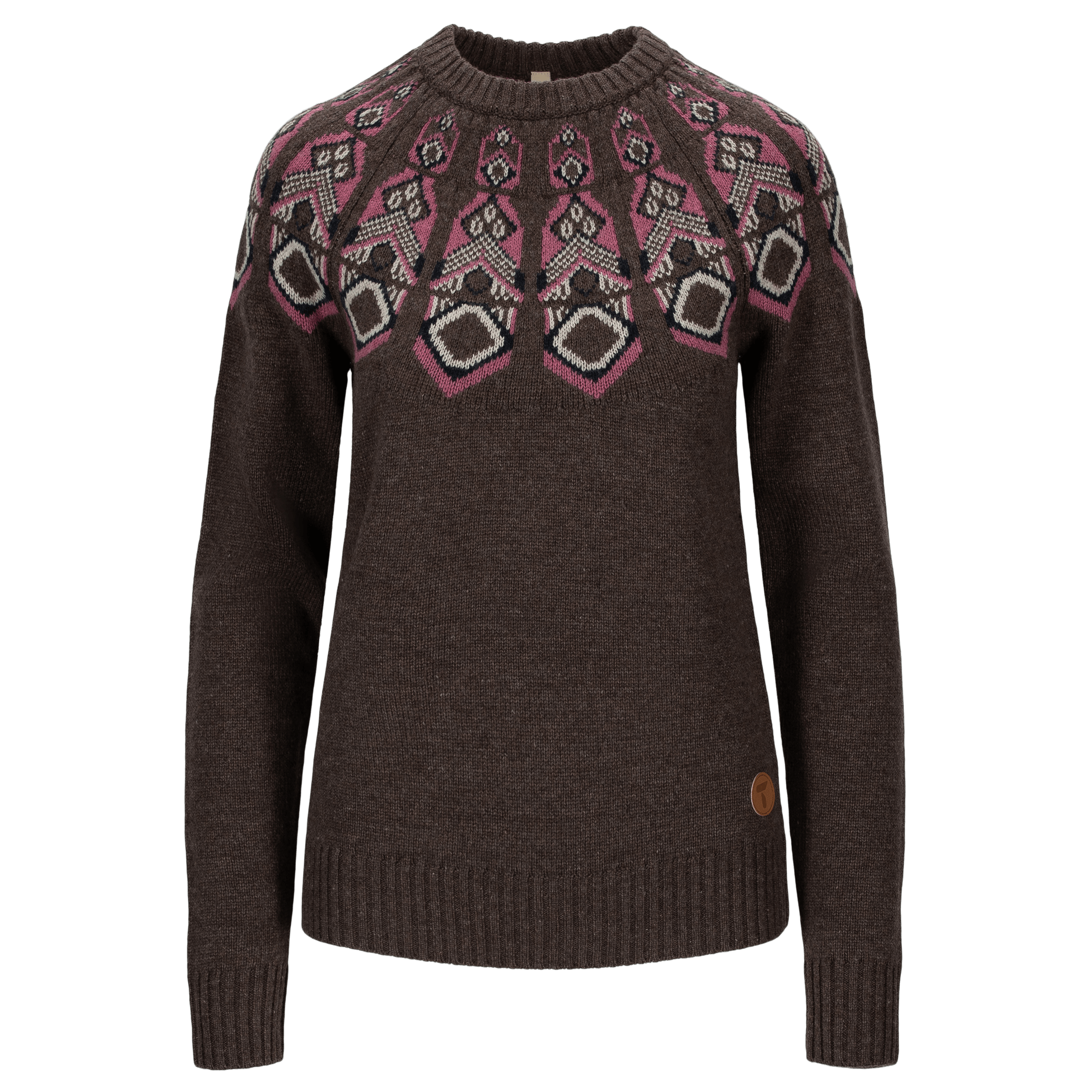 Tufte W Robin Pattern Sweater - Mellomlag