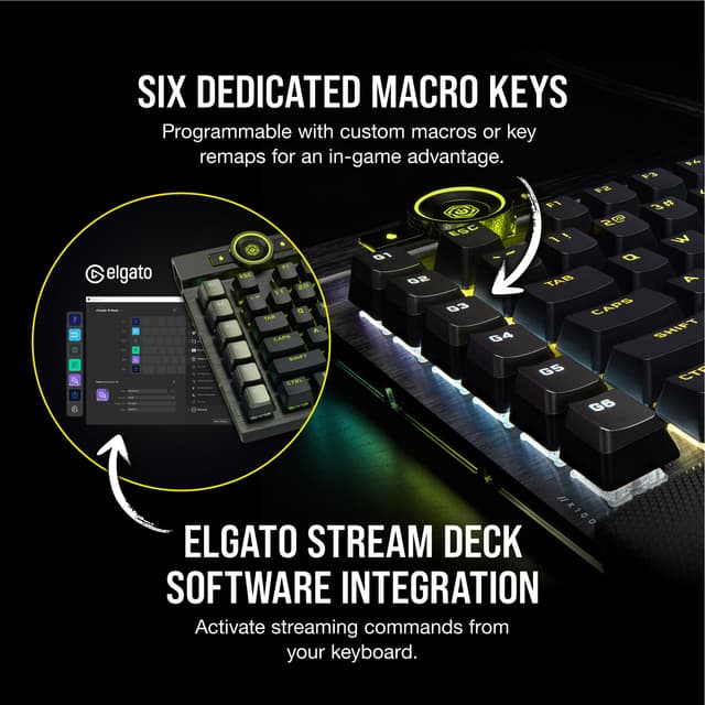 Corsair K100 RGB gaming tastatur