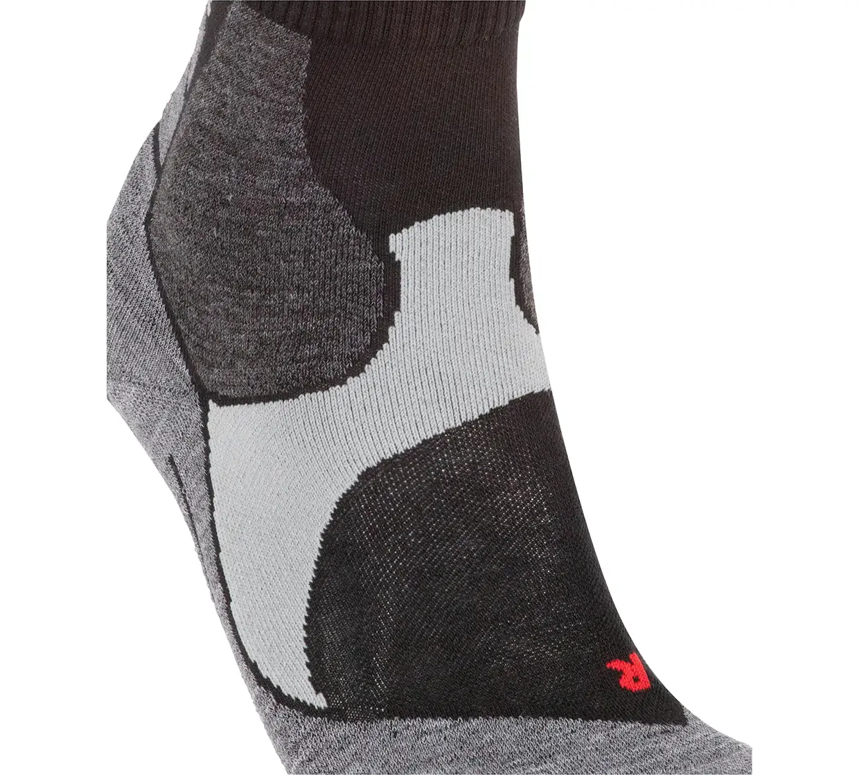 Falke BC3 Comfort Short Fietssokken Zwart/Grijs Heren