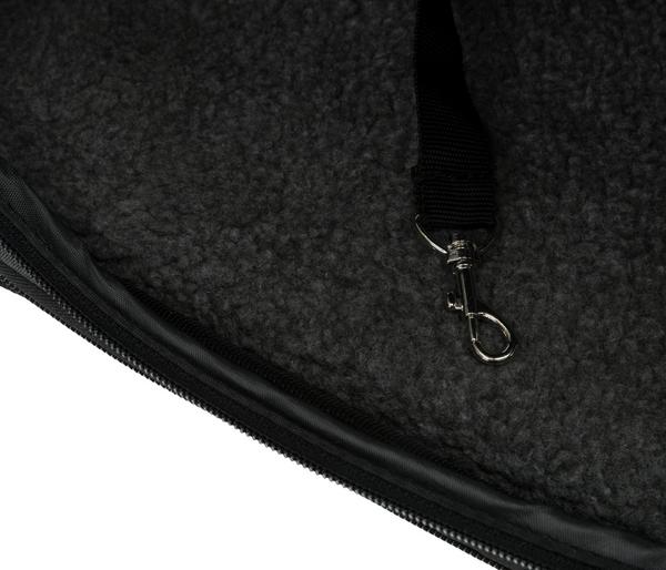 Trixie Transporttasche Holly, schwarz/grau,
