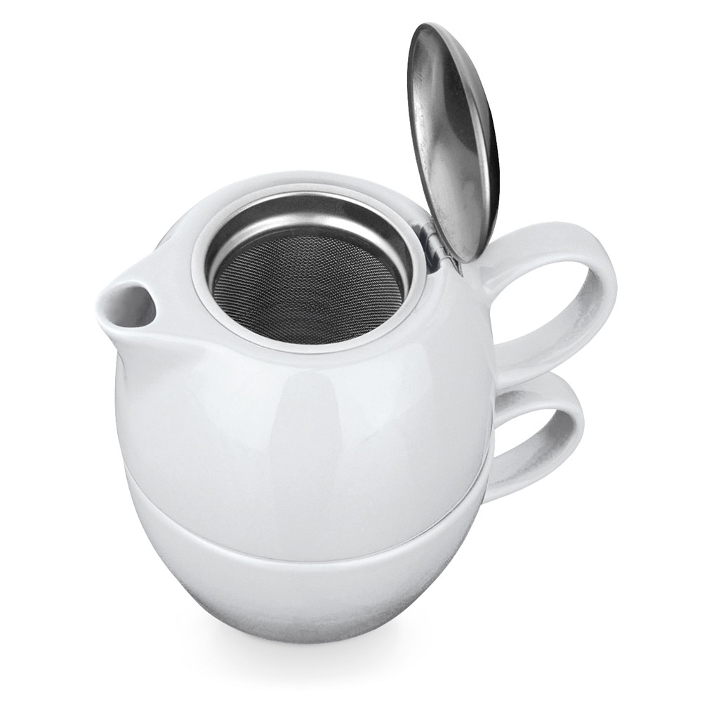 hi!dea 93805 - Set à thé 2 en 1 en porcelaine