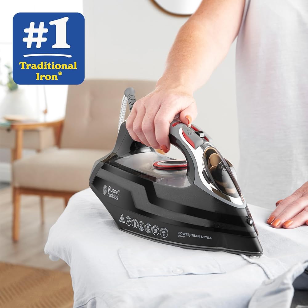 Russell Hobbs Fer à repasser vapeur [Version UK pour Angleterre ] 20630-56 : Cuisine et Maison