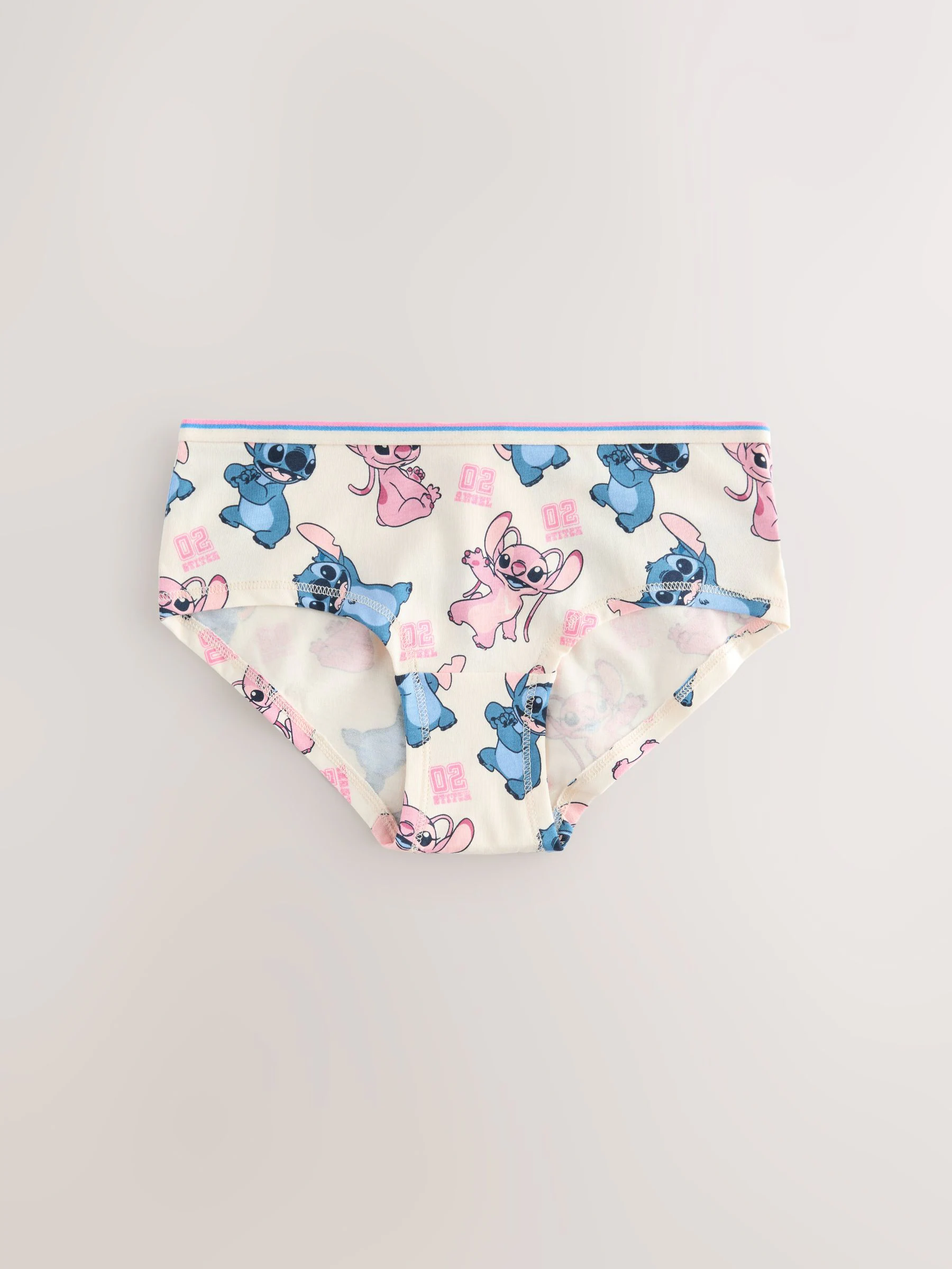 Roze/blauw - Lilo and Stitch Hipsters 5 stuks (2-16jaar)