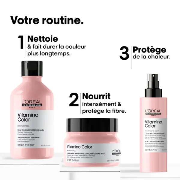 L'Oréal Professionnel Serie Expert Coffret Trio Vitamino Color Cheveux Colorés