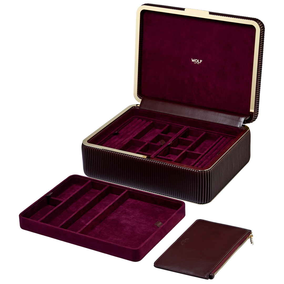 Wolf 1834 Bella Schmuckbox Large Bordeaux