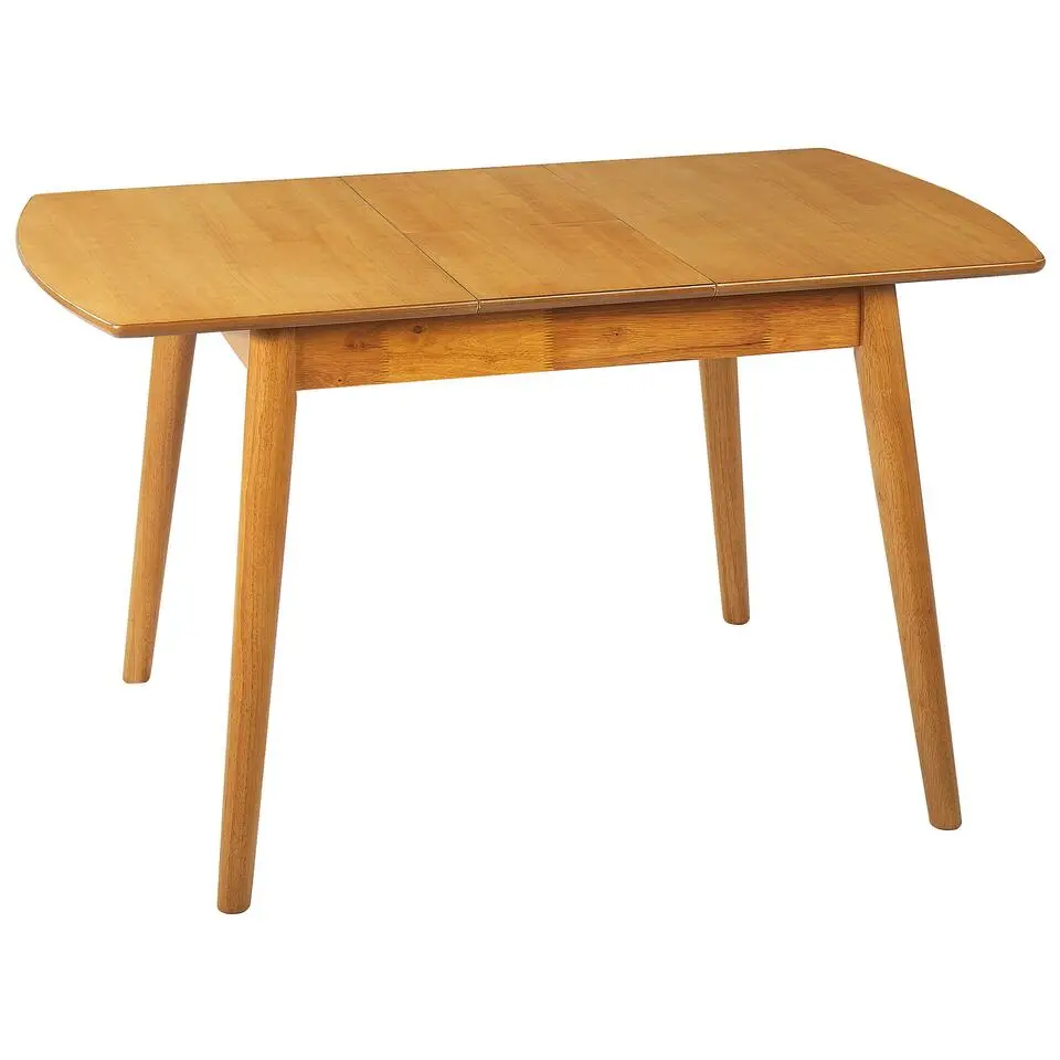 TOMS - Uitschuifbare eettafel - Lichthout - 100/130 x 80 cm - MDF