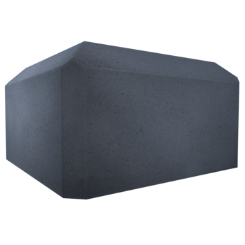 Betonpoer antraciet 18 x 18 x 10 cm