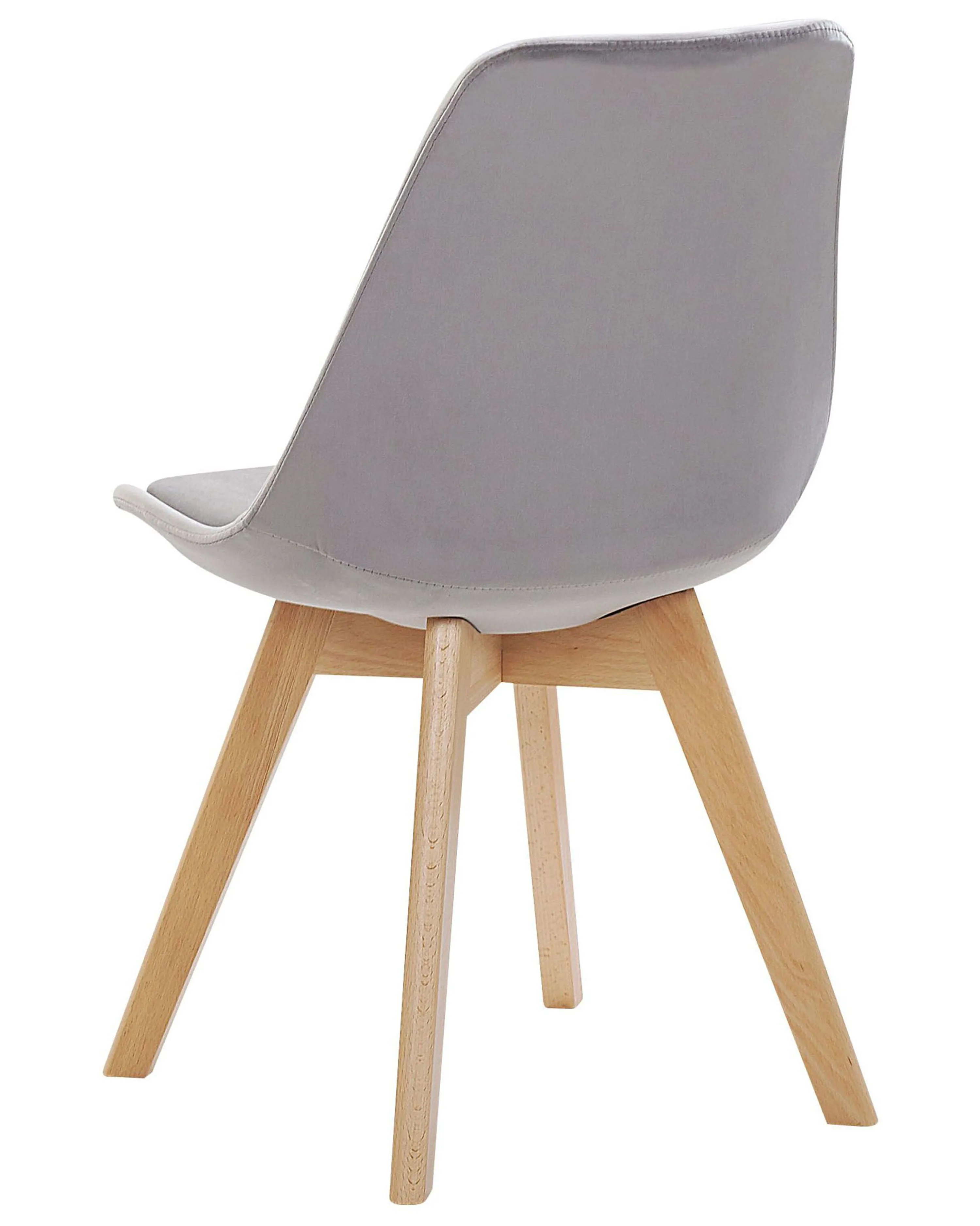 Set van 2 eetkamerstoelen DAKOTA II Fluweel Grijs