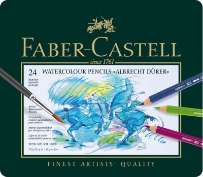 Faber-Castell - Akvarel Farveblyanter - Albrecht Dürer - 24 Stk
