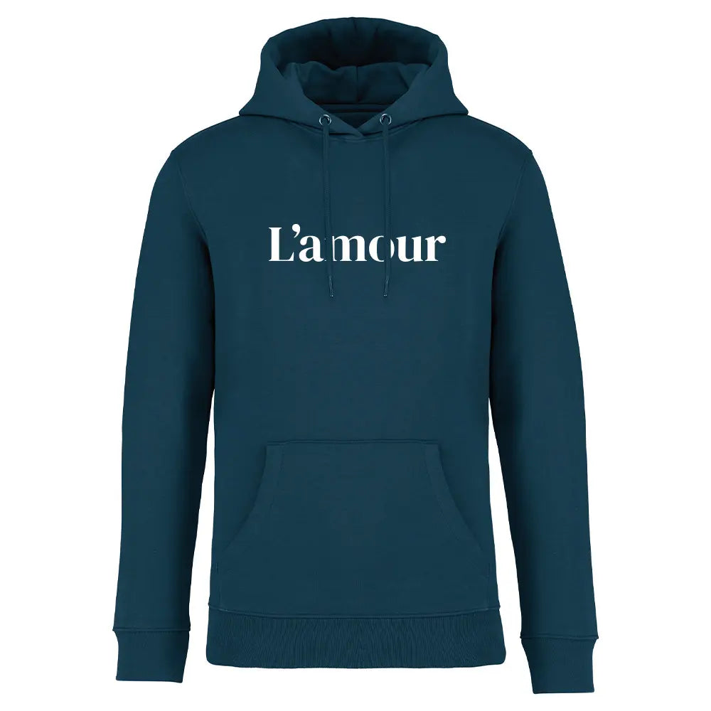 Sweat Capuche Recyclé - L'amour