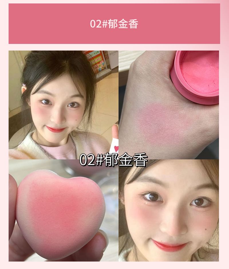 HERORANGE - Butterfly Rhyme Air Powder Blusher Cream - (1-3)