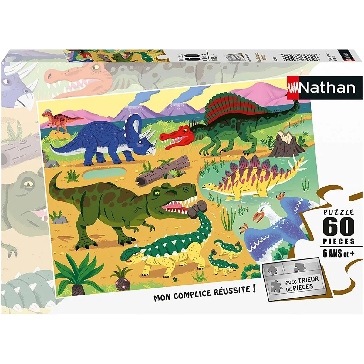 Nathan Puzzle - Dinosaures du Crétacé
