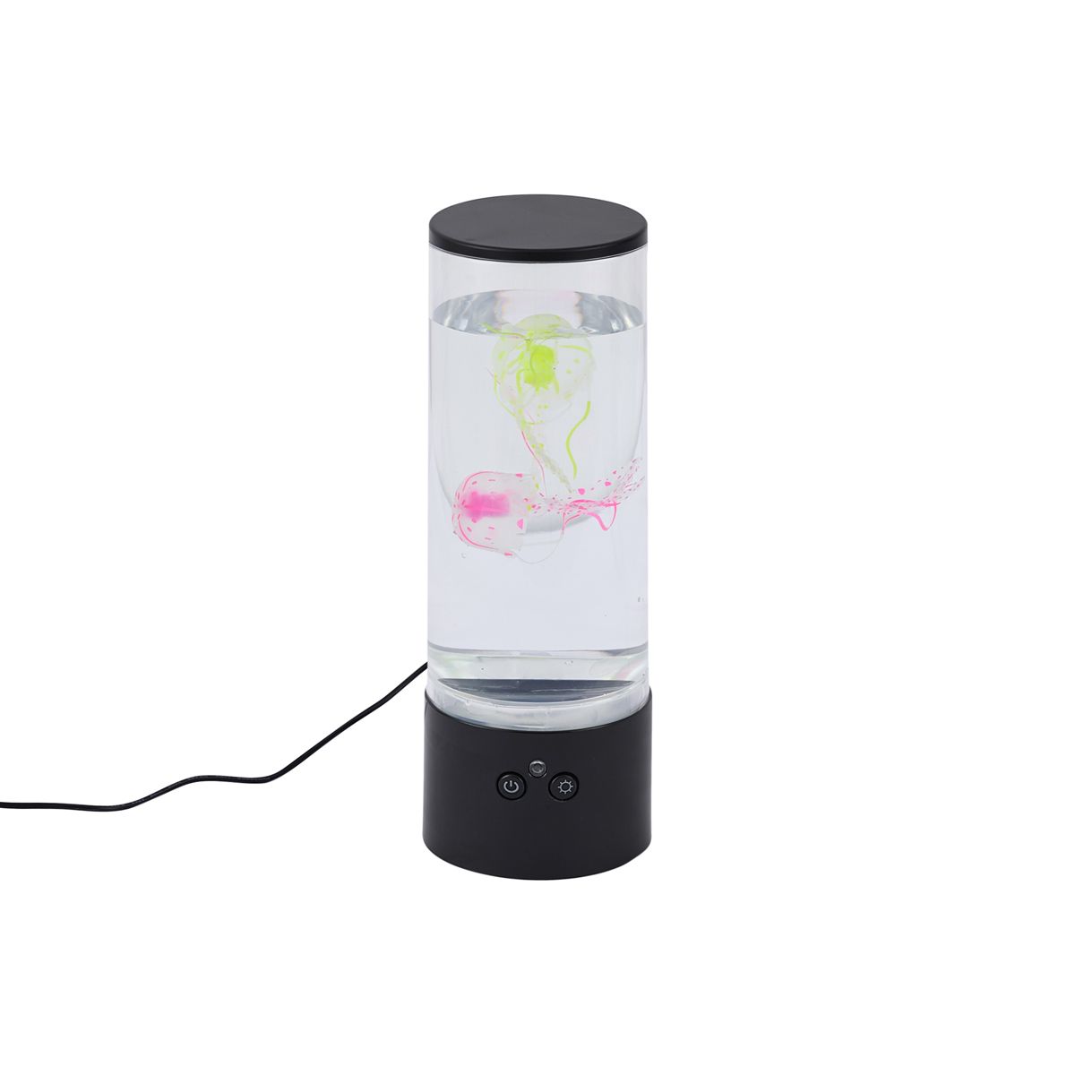 Bubbelbuis zwart 29cm incl. LED RGB - Dweller