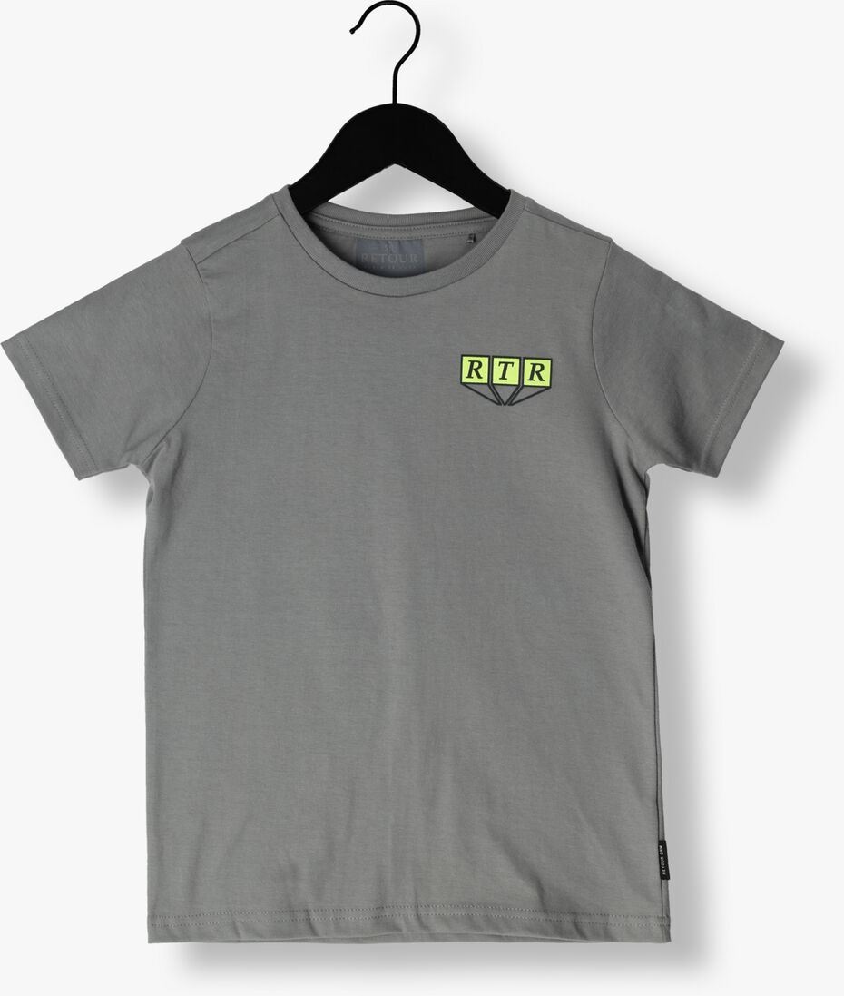 RETOUR lichtgrijze retour t-shirt chiel
