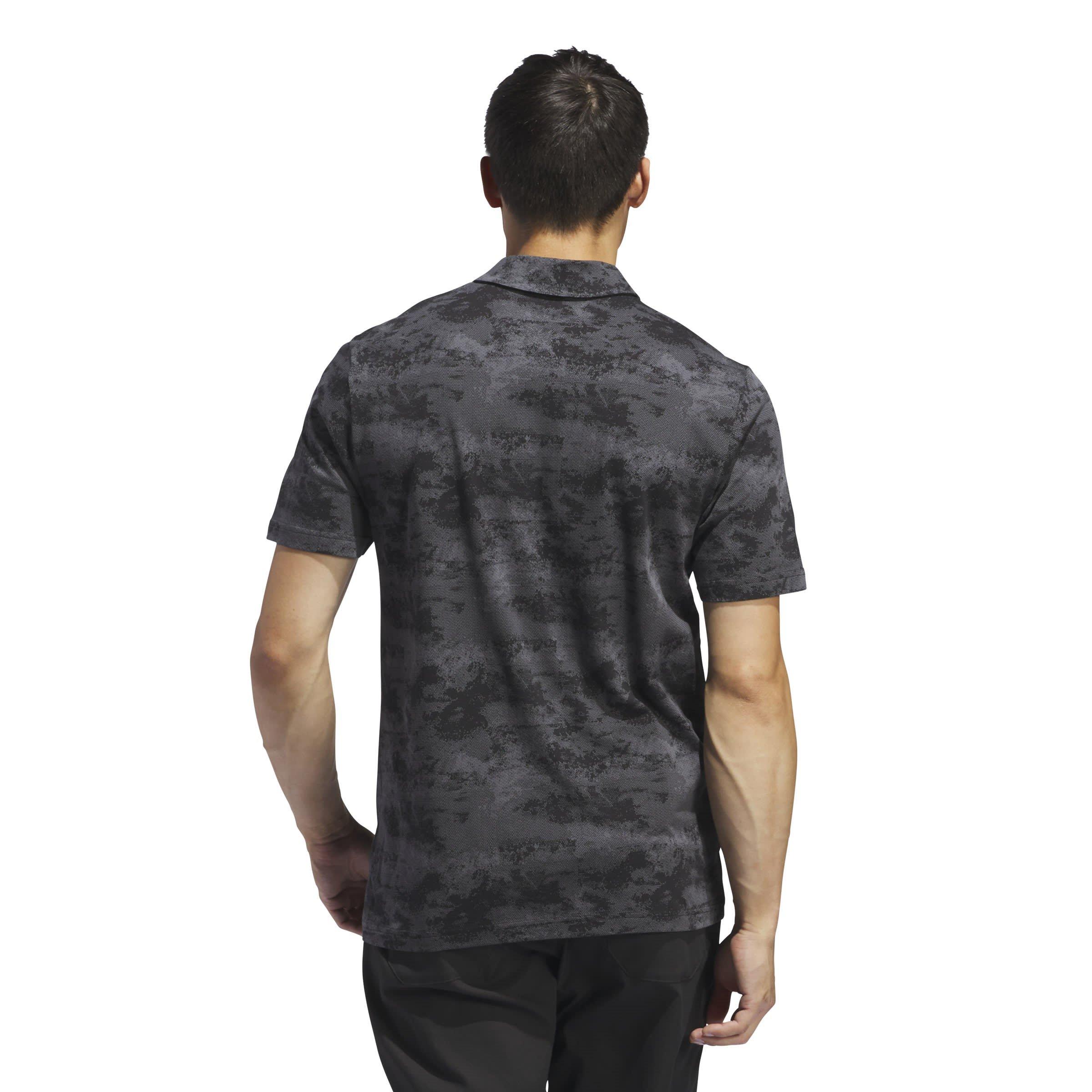 adidas Go To Printed Mesh Polo Shirt Mens