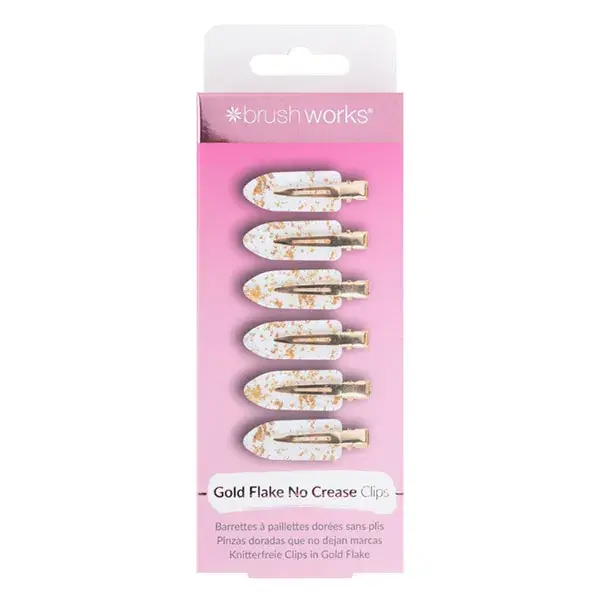 Presilhas de cabelo com glitter Brushworks (6 unidades)