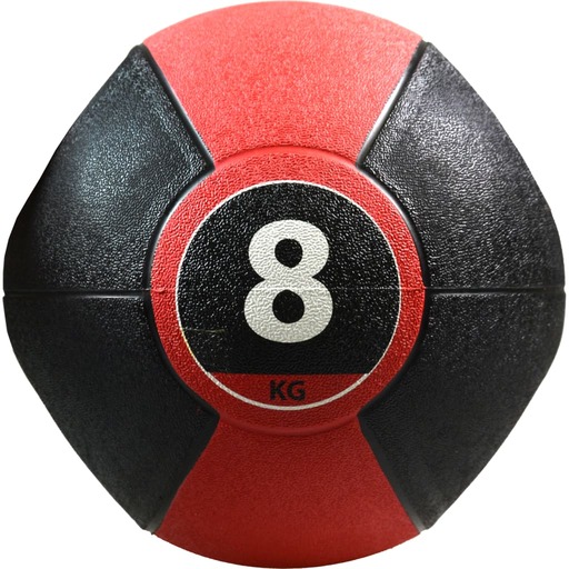 Bola medicinal Pure2improve de 8 kg com alças