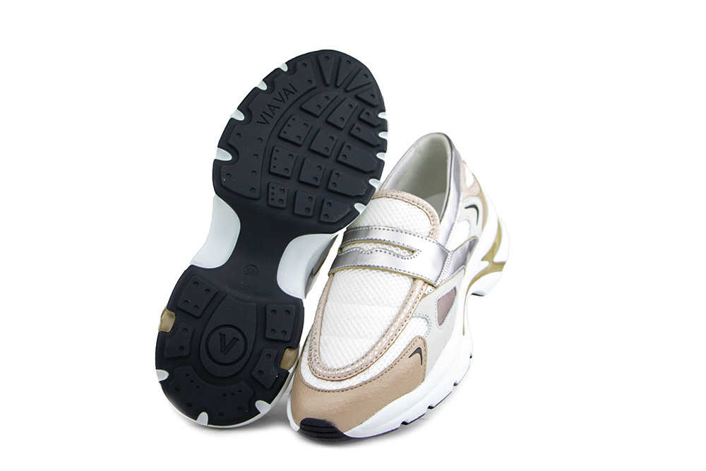 Via Vai Loafer Vesper Lana Dino Combi Platino