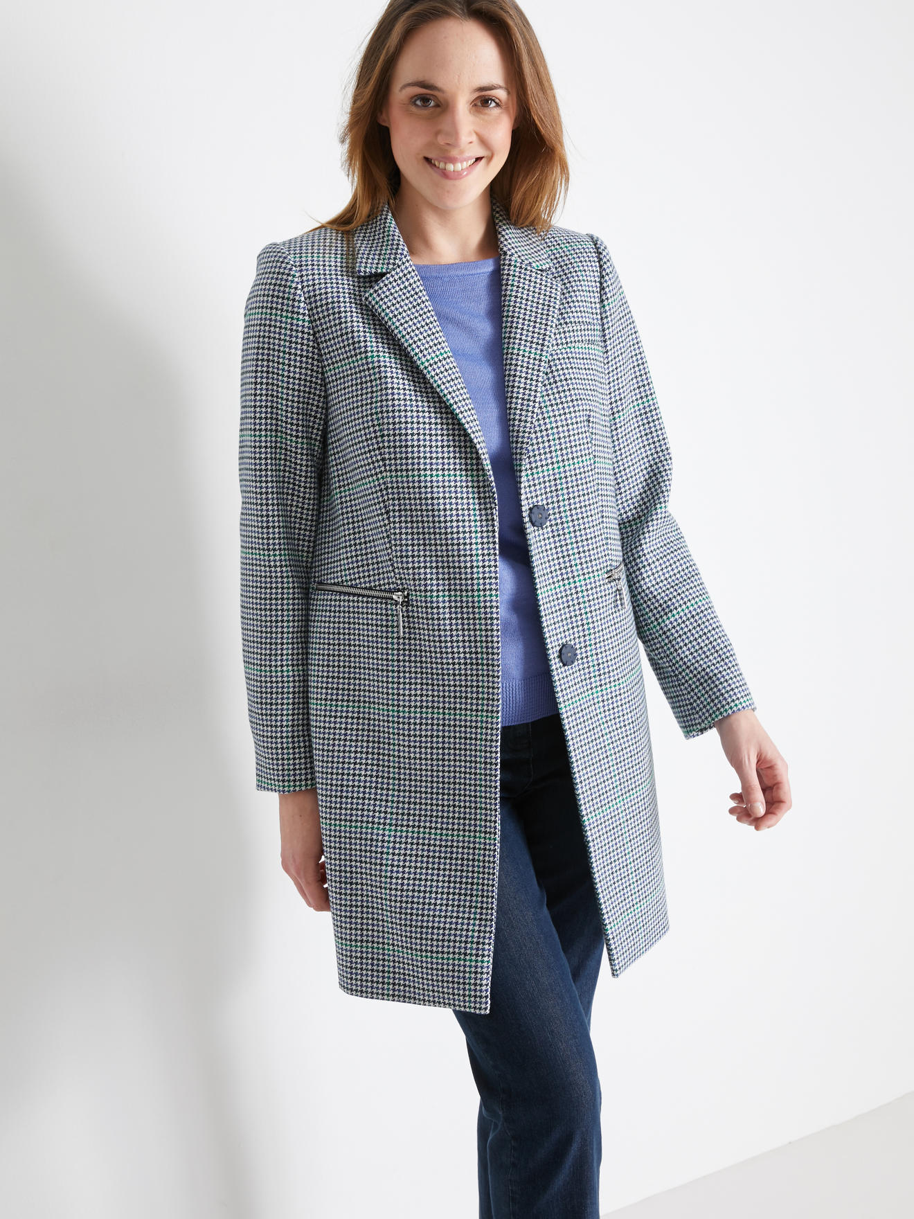 Manteau 3/4, 29% laine