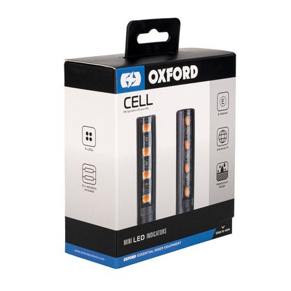 Clignotant Oxford CELL LED (inclus 2 résistances) La paire Universel - Noir