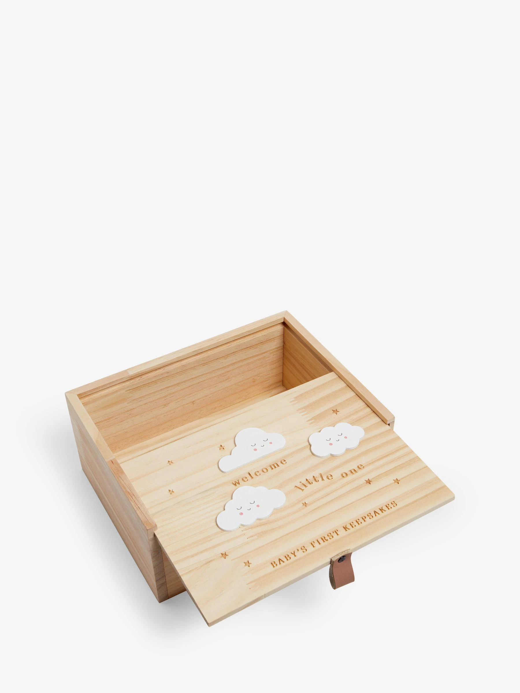 New Baby Cloud Wooden Keepsake Box