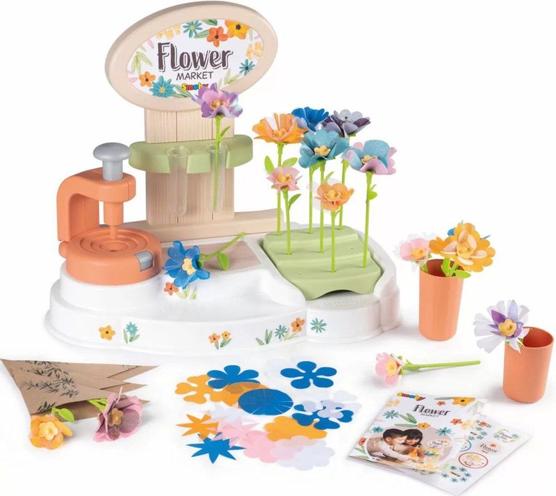 Smoby - Bloemenmarkt - Accessoires - Creatief Spel