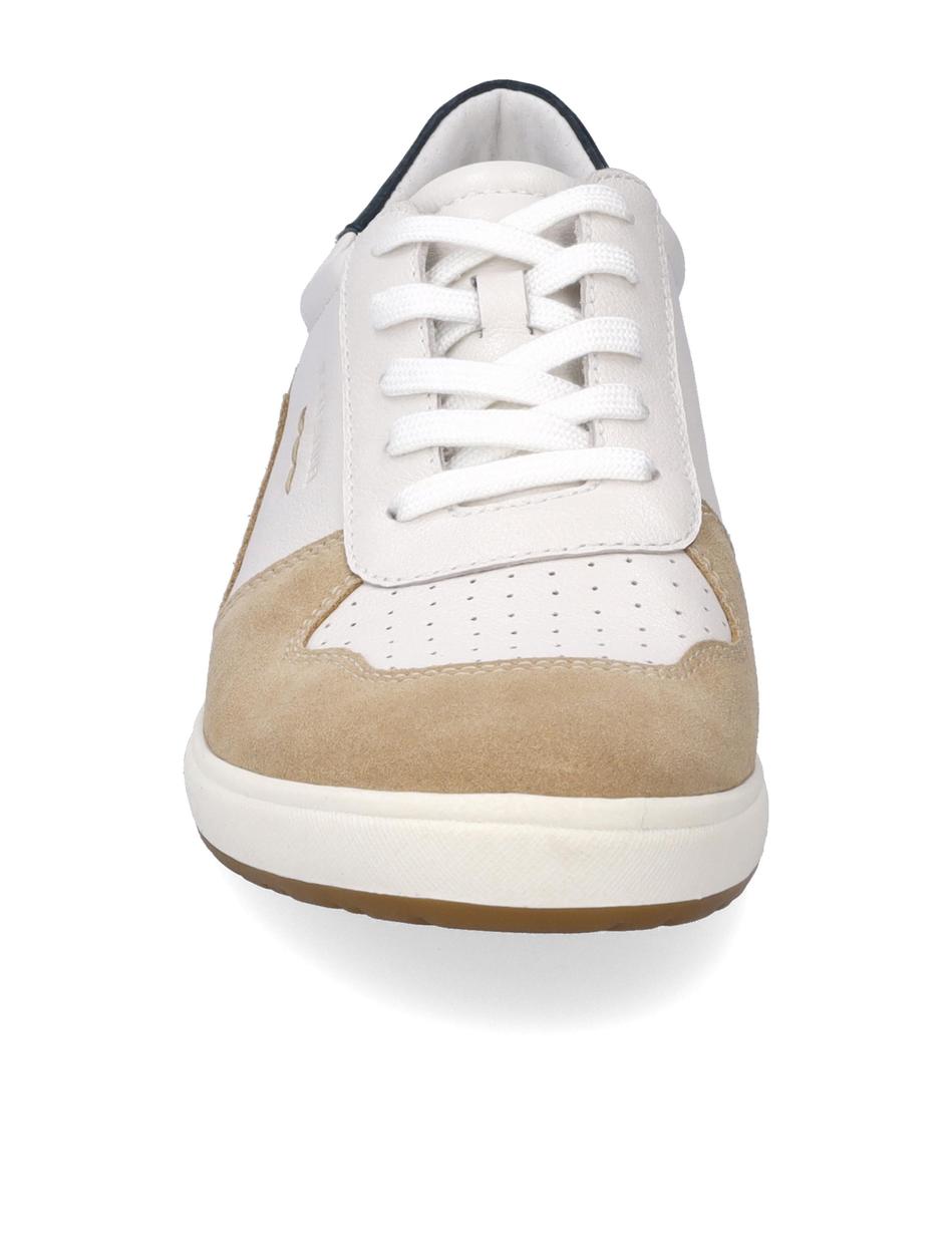 Sneaker Caren 49, weiss-beige