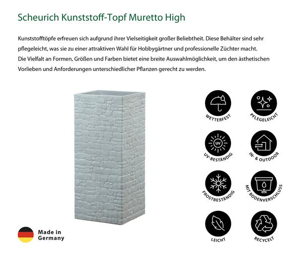 Scheurich Kunststoff-Topf Muretto High,