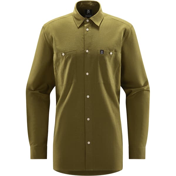 Chemise randonnée HAGLÖFS HAGLOFS CURIOUS HEMP SHIRT M OLIVE GREEN