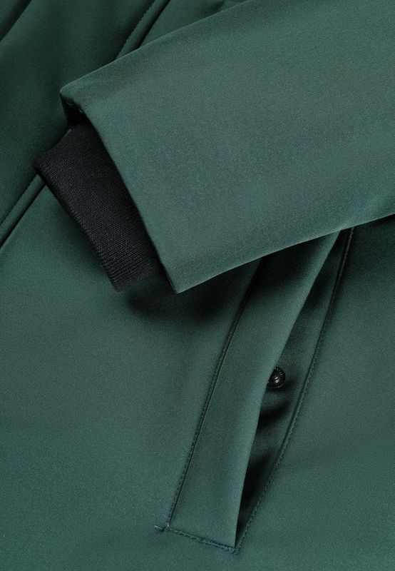 Kjelvik - Baris - Softshell Jas - Groen - Gewatteerd - Winddicht
