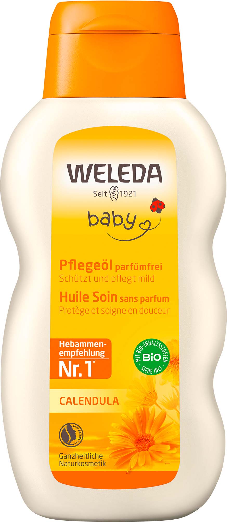 Weleda BABY Pflegeöl Öl parfümfrei Calendula Fl 200 ml