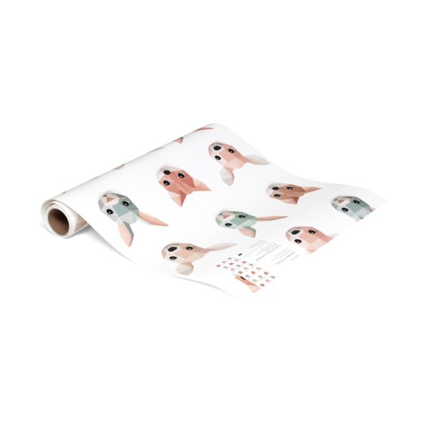 Studio Ditte Bosdieren Behang IJsblauw