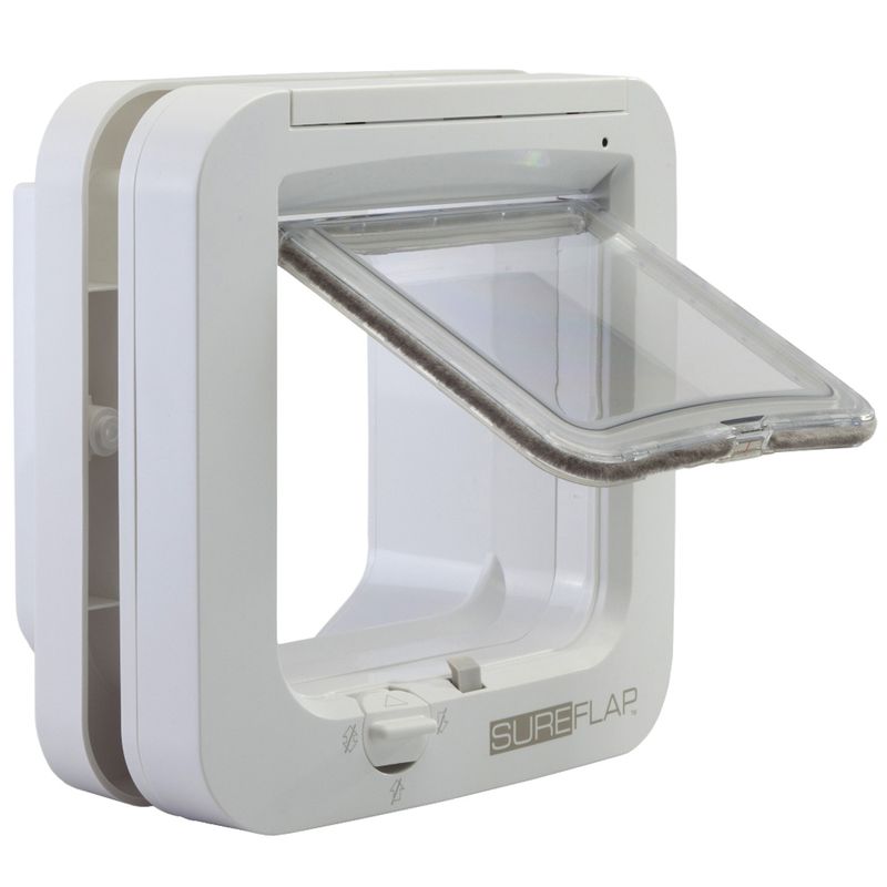 Chatière SureFlap, lecteur de puces électroniques, blanc à prix discount sur bitiba.fr
