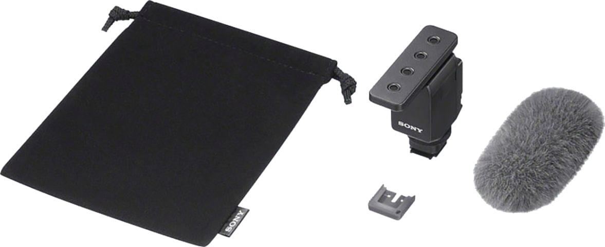 Sony Mikrofon »Shotgun-Mikrofon ECM-B10 (Kompakt, Kabellos, Batterielos)«