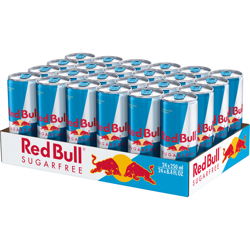 Red Bull Energy Drink Sugarfree, 25 cl, 24 Stück