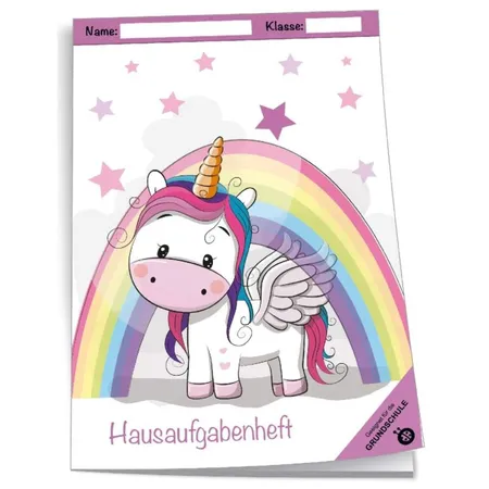 Trötsch Hausaufgabenheft Grundschule Einhorn, A5