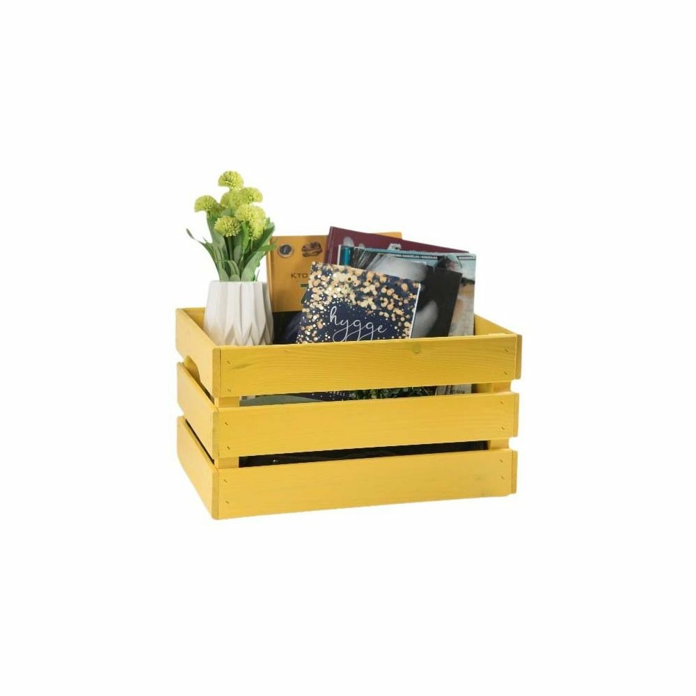 Caisse de rangement en pin grand modèle 46 x 31 x 25 cm