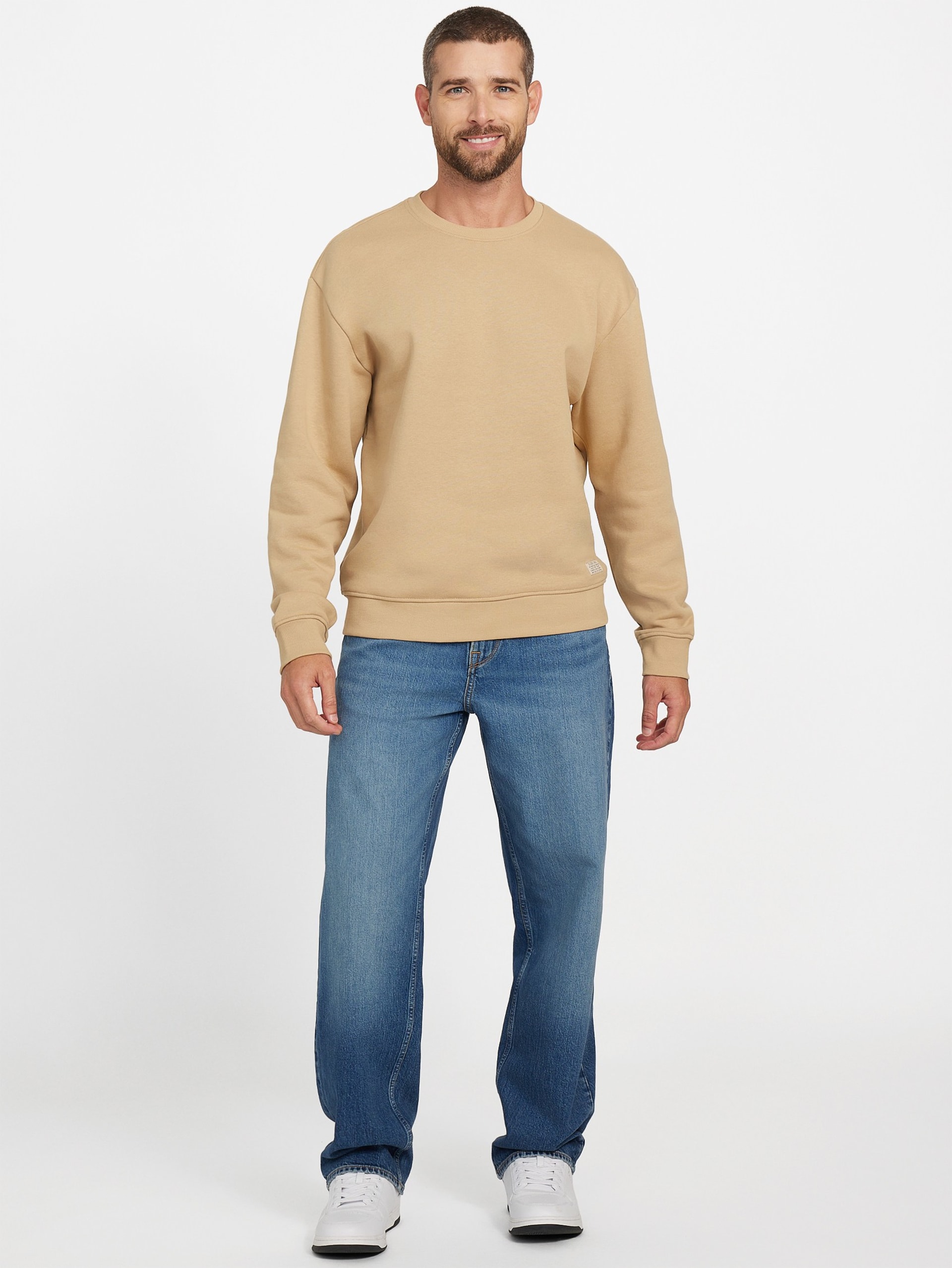 Moletom Eco 1981 Label com gola redonda