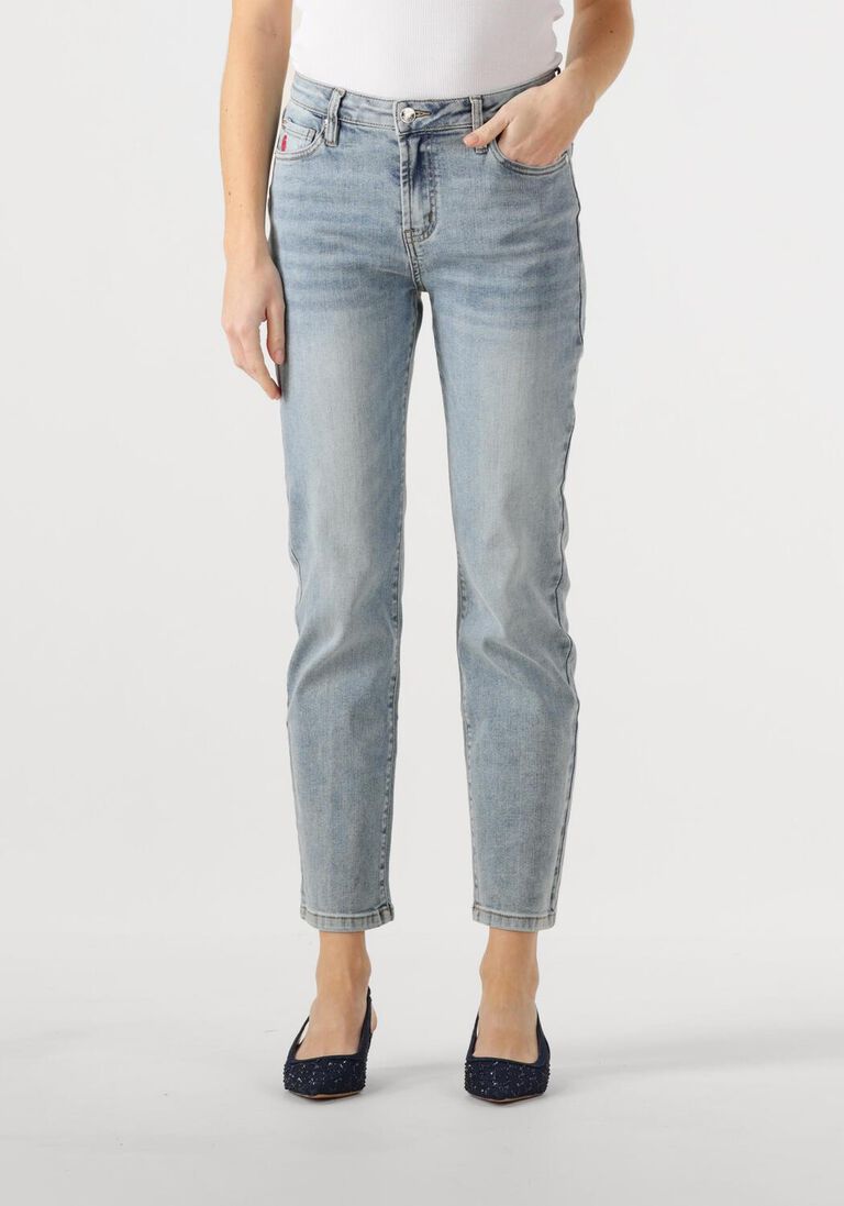 lichtblauwe janice slim fit jeans cooper