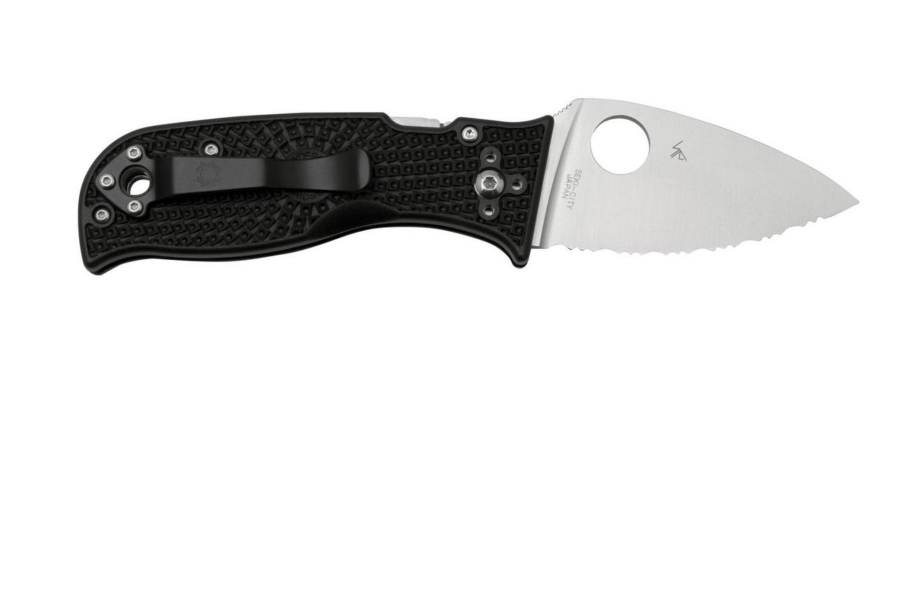 Spyderco Lil' Temperance 3 Lightweight C69SBK3 serrated zakmes, Sal Glesser design