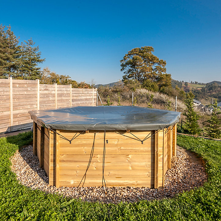 Bâche d'hivernage Sunbay pour piscine Lunda ø4,12 m