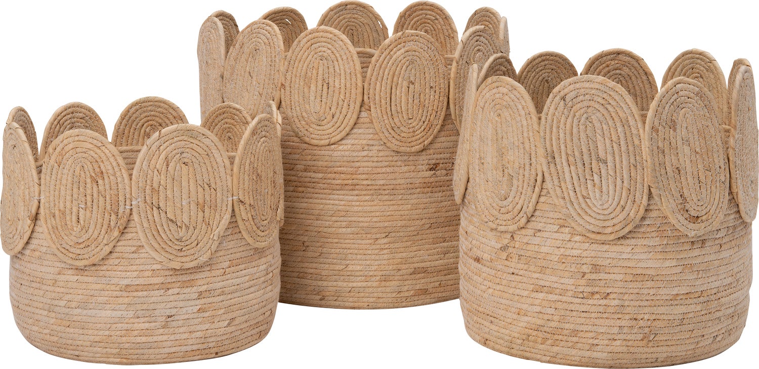 Intratuin opbergmand Reese naturel D 30 H 20 cm