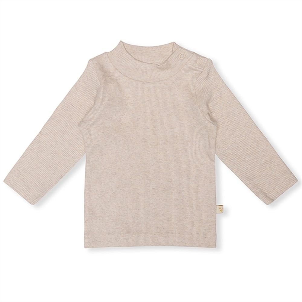 That´s Mine Light Brown Melange Camma Bluse