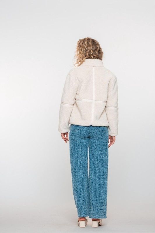 Geisha - Jas Short Teddy - Off-white - Dames