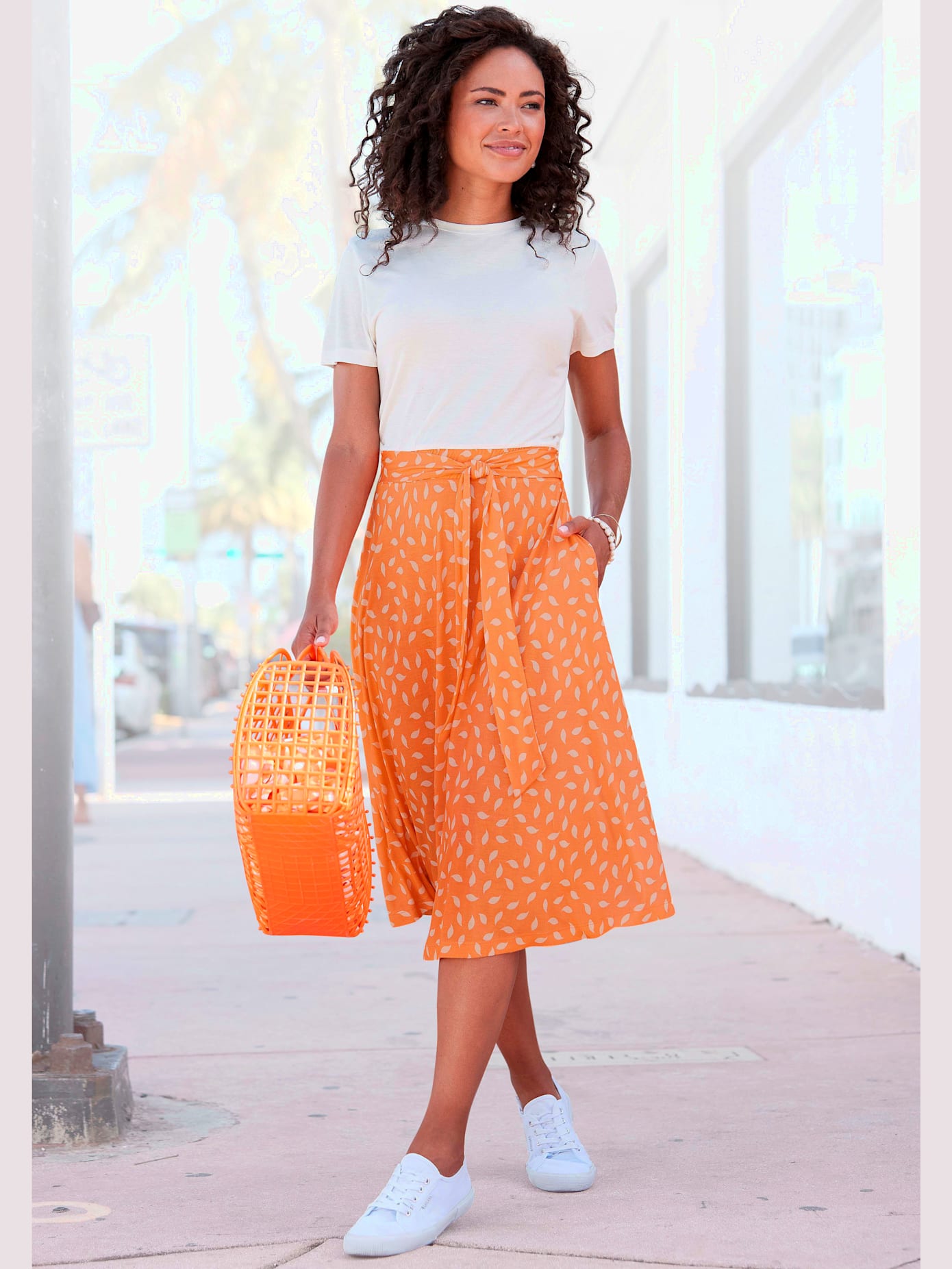 Robe en jersey haut uni