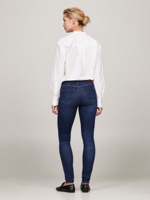 Calça jeans skinny de cintura média TH Flex Como
