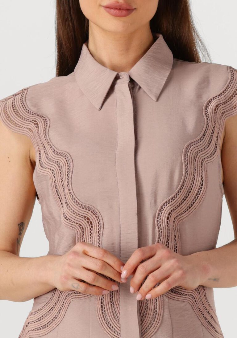 roze copenhagen muse midi jurk cole dress