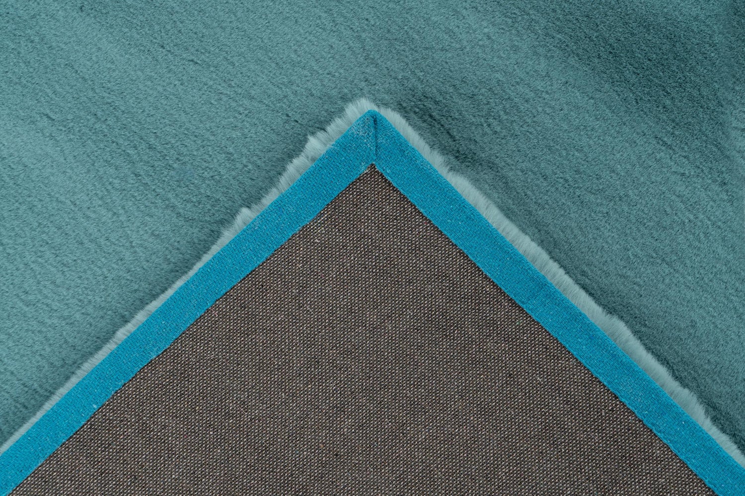 Luminara hoogpolig tapijt, turquoise, 35 mm, effen, 160 x 230 cm