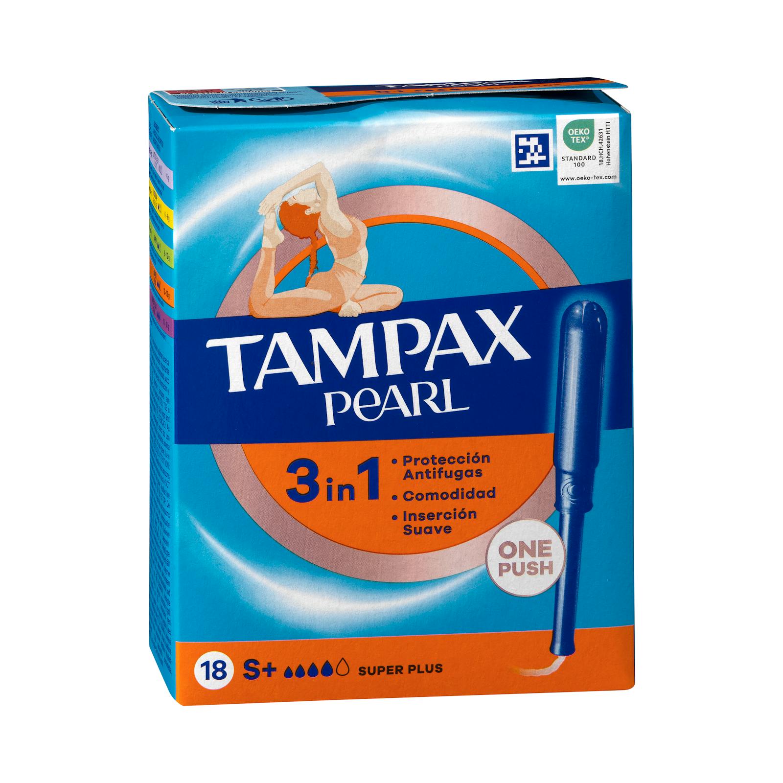 Tampons Tampax Pearl Super Plus avec applicateur