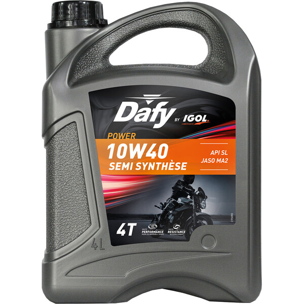 Dafy by Igol - Huile Power 4T 10W40 semi synthèse